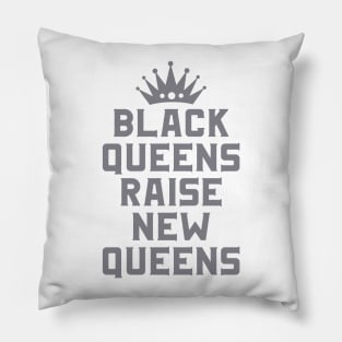 Black Queens Raise New Queens | African American | Afrocentric Pillow