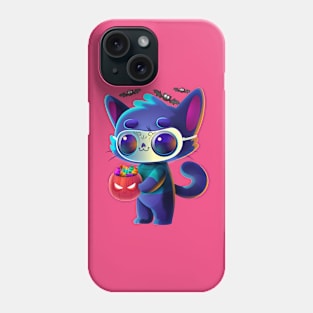 Cute cats, bats, candies n pumpkins 2 Phone Case