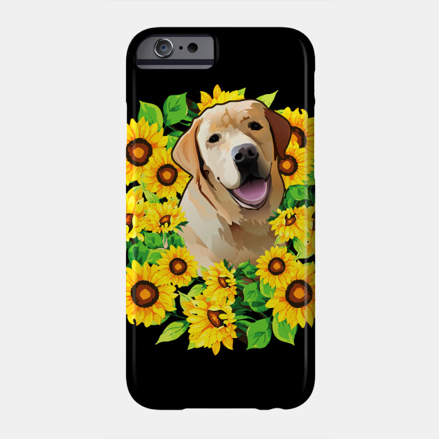 Funny Dog Paw Love Sunflower Labrador Retriever Tee Gifts Funny Dog Paw Love Sunflower Labrador R Phone Case Teepublic