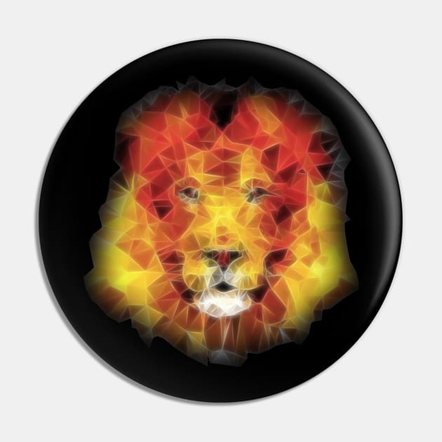 fractal lion Pin by Ancello