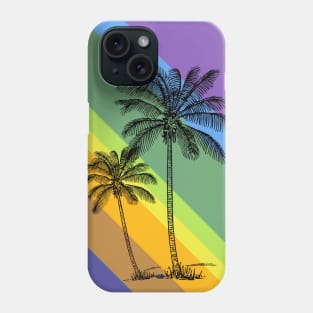 Vintage palm trees Phone Case