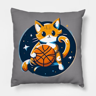 cat basketball Pillow