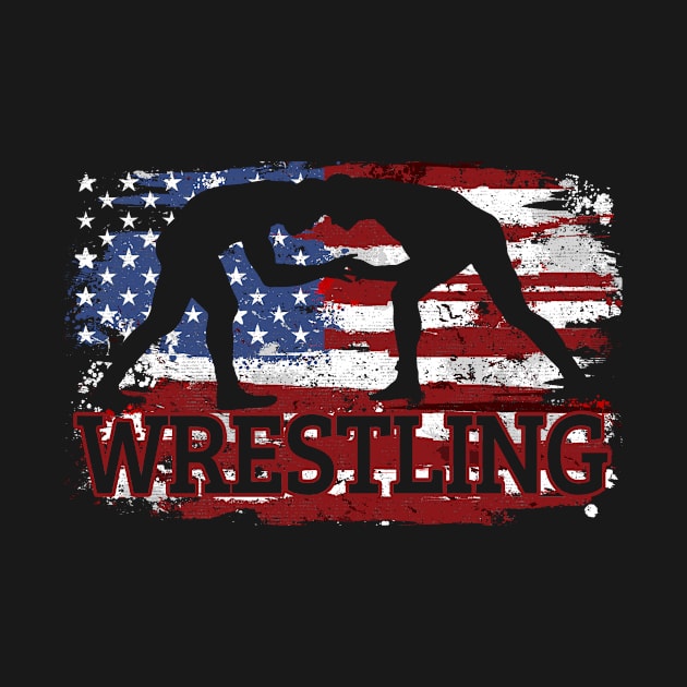 Wresting USA Flag by KAWAIITEE