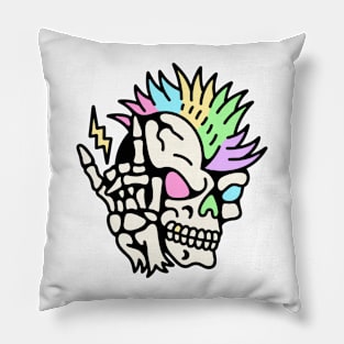 Skull punk Pillow