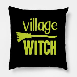 Village Witch Halloween Costume Pillow