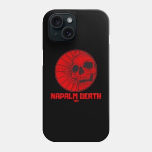 skull red napalm death vintage vibes Phone Case