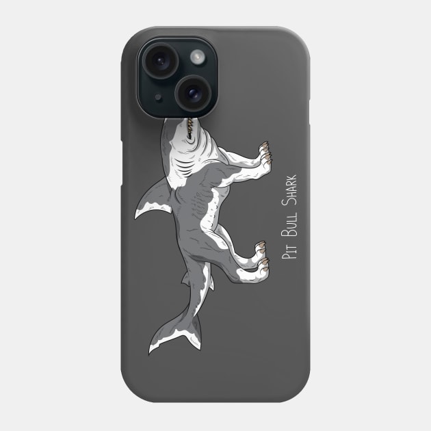 Pit Bull Shark Phone Case by JenniferSmith