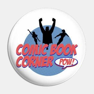 Comic Book Corner Logo Pin