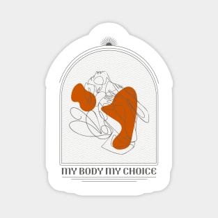 My body my choice Magnet