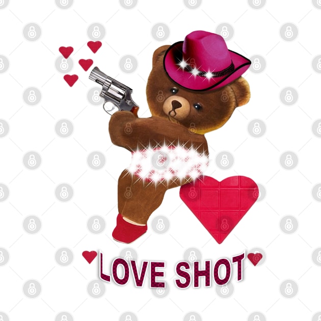 Love Shot Ted by KC Morcom aka KCM Gems n Bling aka KCM Inspirations