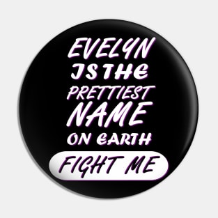 Evelyn name girls women birthday Pin