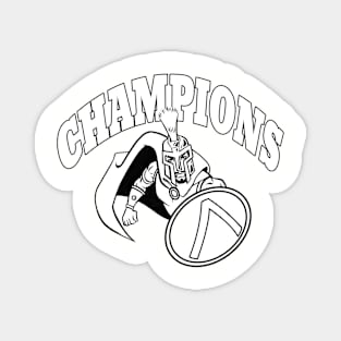 Champions mascot Magnet