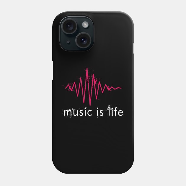 Music is Life Phone Case by Nowhereman78