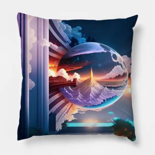 Luminous Serenity Pillow