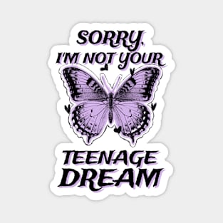 Teenage Dream Butterfly Magnet