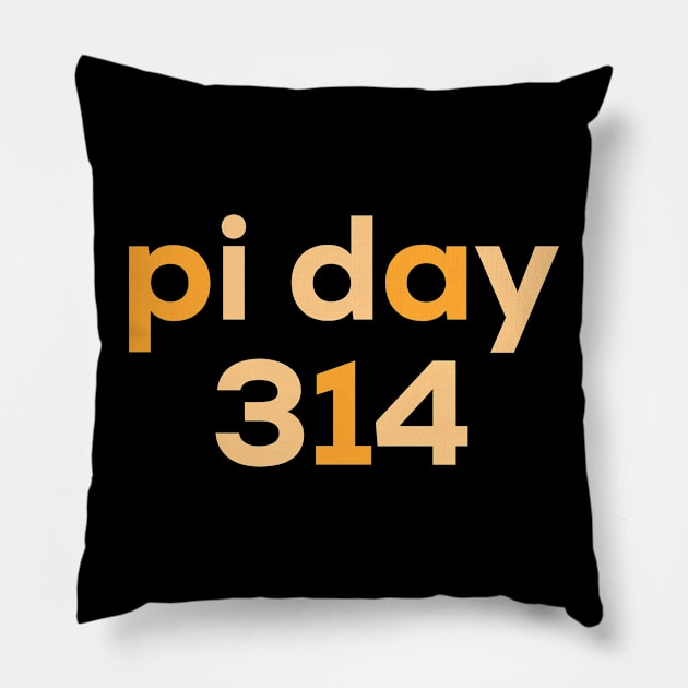 Pi day 314 Pillow by NomiCrafts