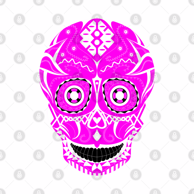 kitsch sugar skull by jorge_lebeau