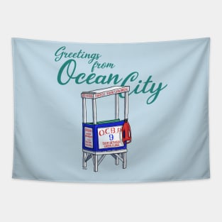 Greetings from Ocean City Tapestry