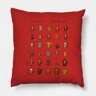 popular monkeys Pillow