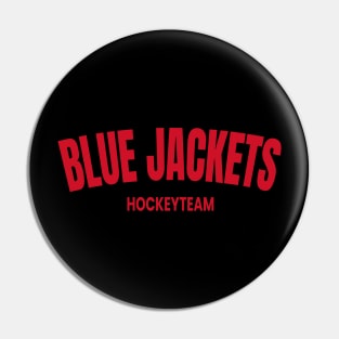blue jackets hockey Pin