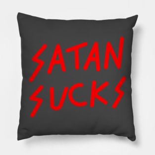 Satan Sucks Pillow