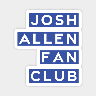 Josh Allen Fan Club (Blue) Magnet