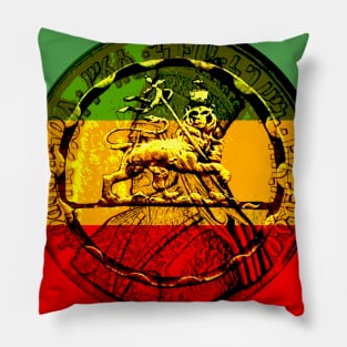 Rasta Lion of Judah Pillow