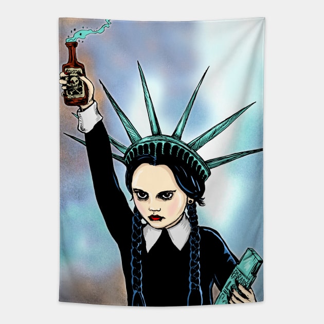 Liberty Goth Tapestry by Robisrael