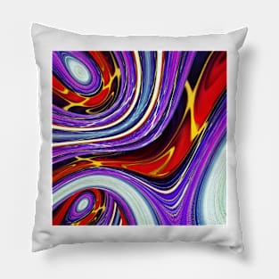 Purple and red Pillow