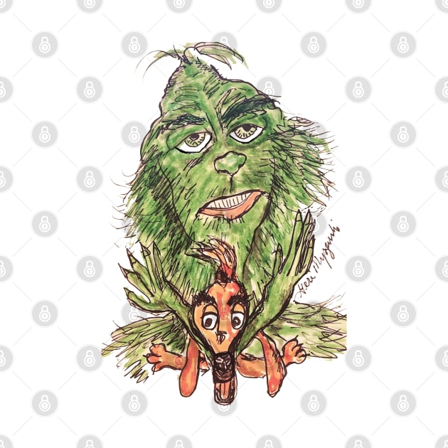 Benedict Cumberbatch The Grinch by TheArtQueenOfMichigan 