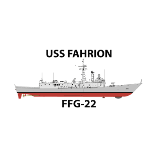 USS FAHRION - FFG-22 - OH PERRY CLASS T-Shirt