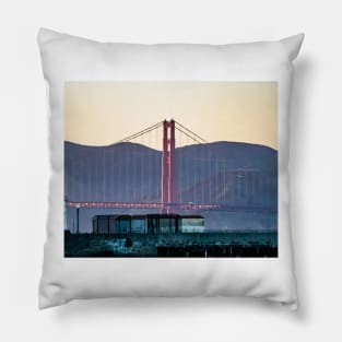 Golden Gate Bridge Telephoto Pillow