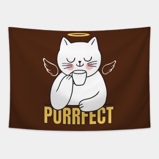 Purrfect tea Tapestry