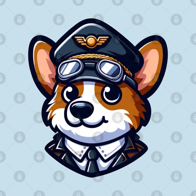 Police officer corgi by Ferdi Everywhere