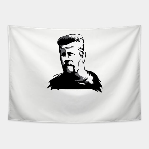 Abraham's Mother Dick Quote Tapestry by FreddyK