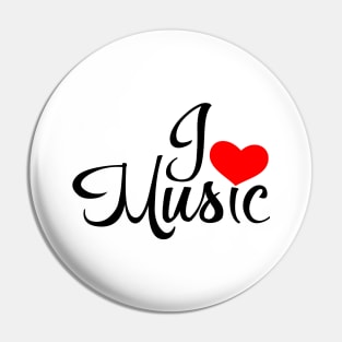 I love Music Pin