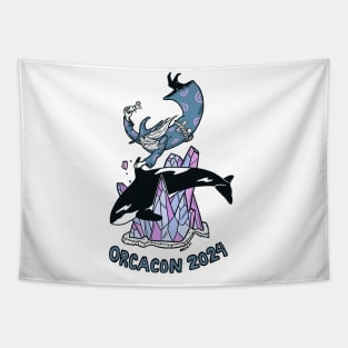 OrcaCon 2024 design by Michael C. Hsiung Tapestry