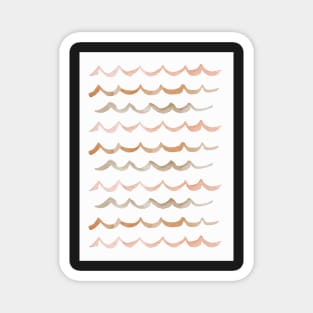 Life is Swell - Watercolor Wave Pattern Magnet