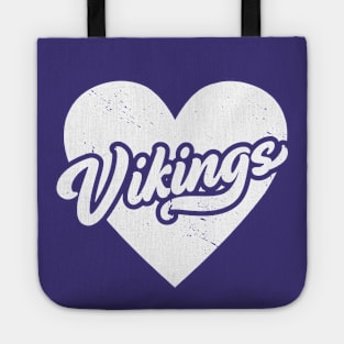 Vintage Vikings School Spirit // High School Football Mascot // Go Vikings Tote