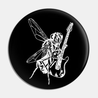 SEEMBO Fly Playing Guitar Guitarist Musician Music Fun Band Pin