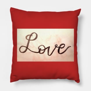 Love Calligraphy Pillow