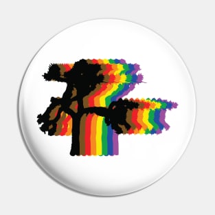 U2 - Joshua Tree Silhouette - Pride Flag Pin