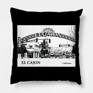 El Cajon California Pillow