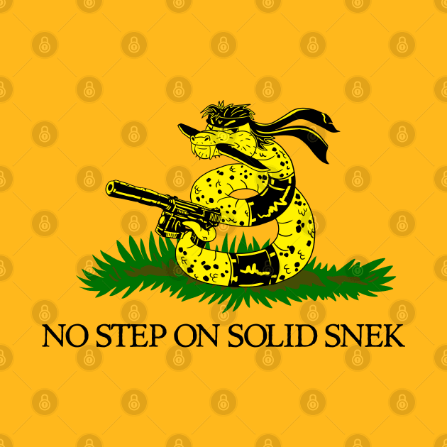 No Step on Solid Snake by CCDesign