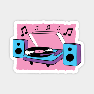 Turntable Cartoon Magnet