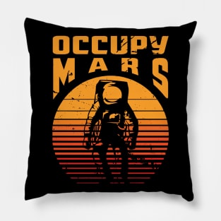 Occupy Mars Pillow