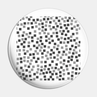 Messy Mosaic in Shades of Gray Geometric Pattern Pin