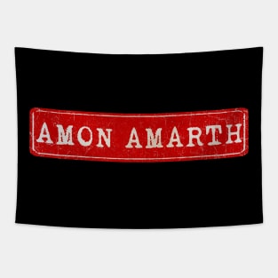 vintage retro plate Amon Amarth Tapestry