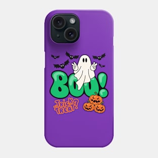 Halloween Boo Cute Trick Or Treat Ghost Phone Case