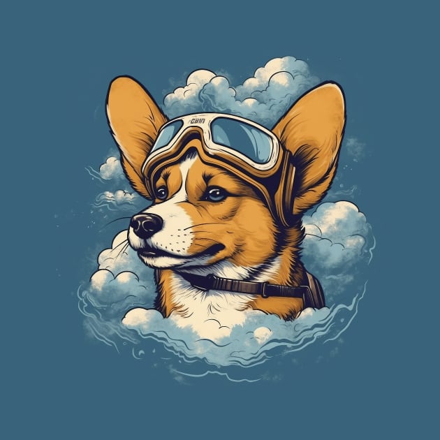 Aviator dog by GreenMary Design